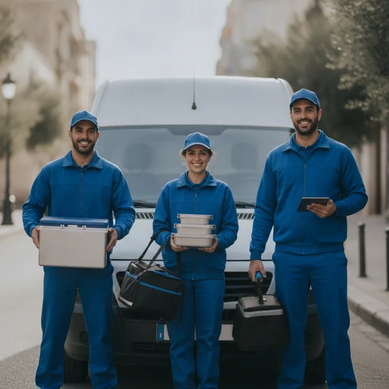 Entrega de Comidas equipo en San Sebastian